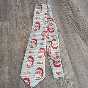 Christmas Necktie Christmas Party Fun Christmas Theme Print Tie Santa NEW